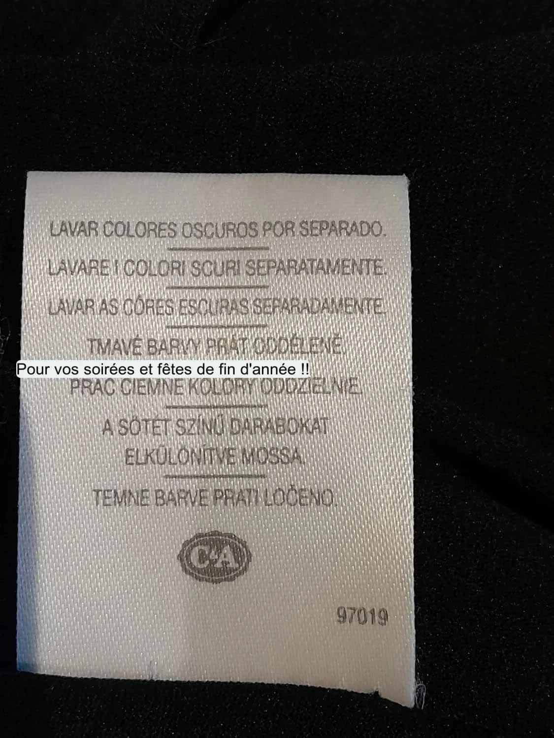 Vestido preto feminino, tamanho 50/52, Marca C&A – photo 5